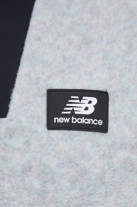 Mikina New Balance MT23527GML šedá