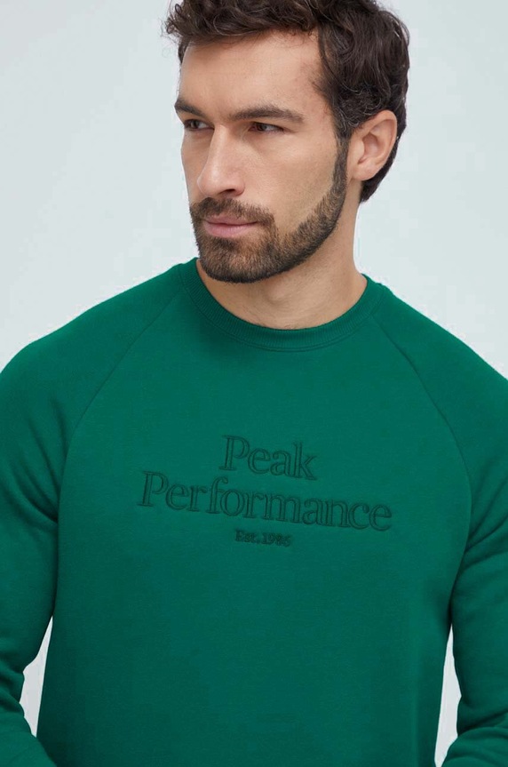 Mikina Peak Performance zelená G77755