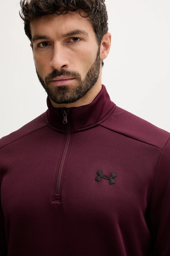 Under Armour hanorac de antrenament bărbați burgundia 1373358