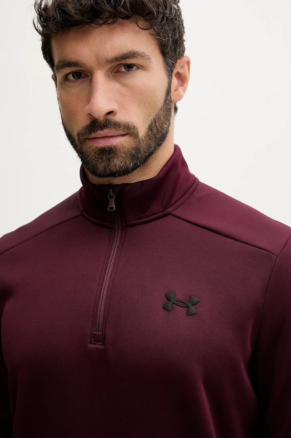 Under Armour hanorac de antrenament bărbați burgundia 1373358