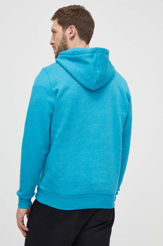 Ρούχα Under Armour μπλούζα με κουκούλα Ανδρική με βαμβάκι Essential Fleece 1373880 τιρκουάζ
