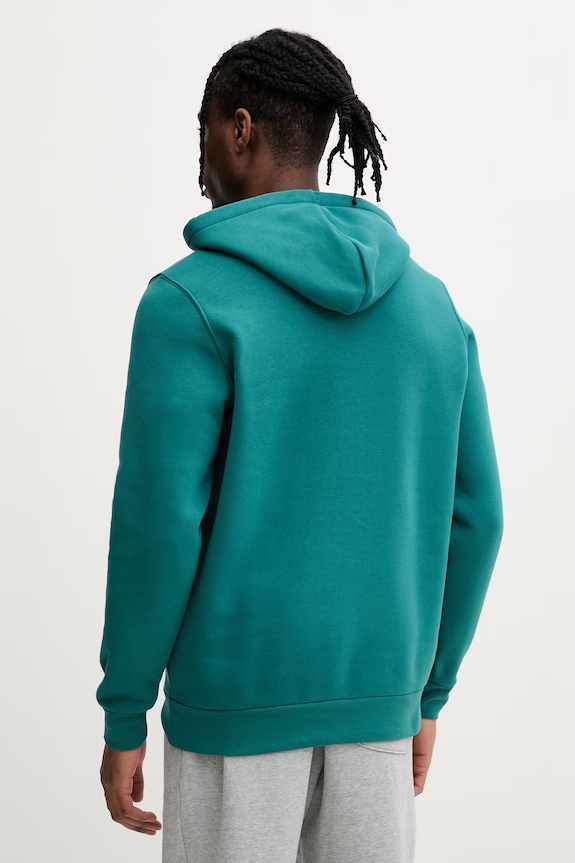 Ρούχα Under Armour μπλούζα με κουκούλα Ανδρική με βαμβάκι Essential Fleece 1373880 πράσινο