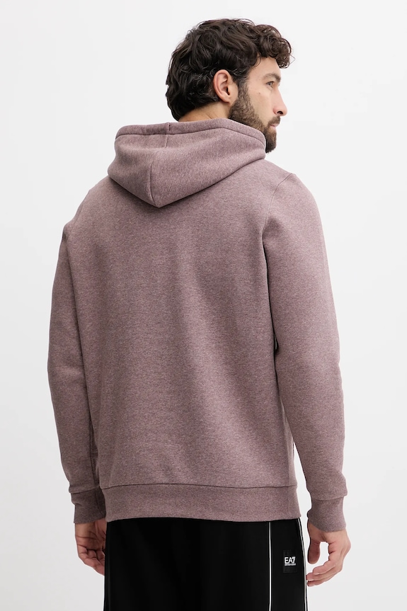 Ρούχα Under Armour μπλούζα με κουκούλα Ανδρική με βαμβάκι Essential Fleece 1373880 μπορντό