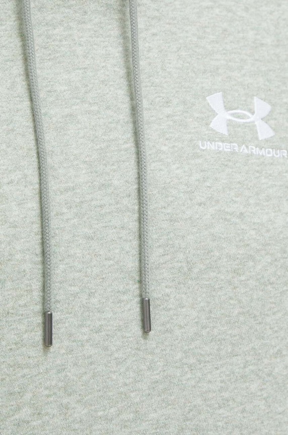 Under Armour Μπλούζα με κουκούλα ανδρική βαμβακερή Essential Fleece 1373880 πράσινο
