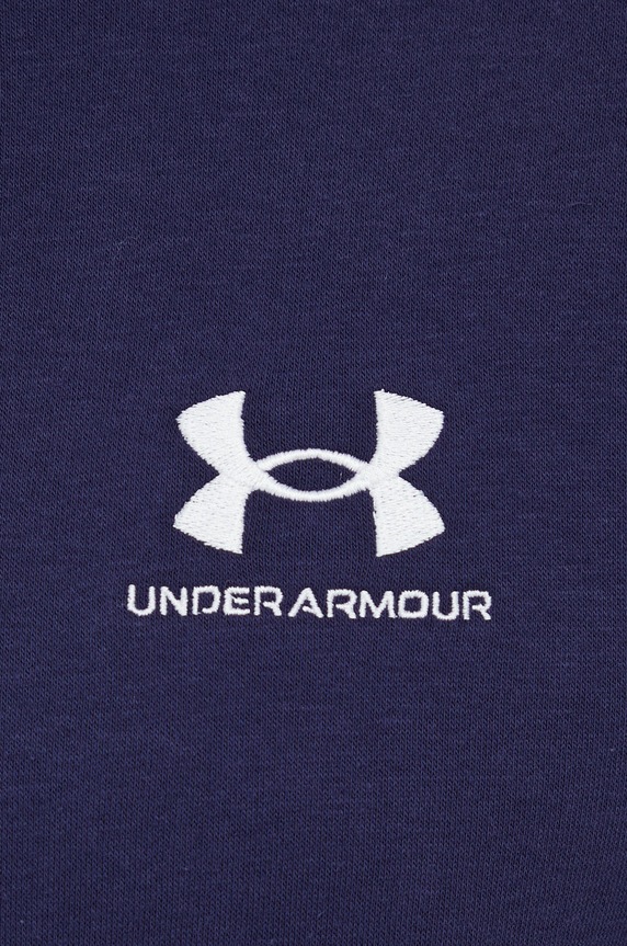 Under Armour Μπλούζα με κουκούλα ανδρική με βαμβάκι Essential Fleece 1373880 σκούρο μπλε