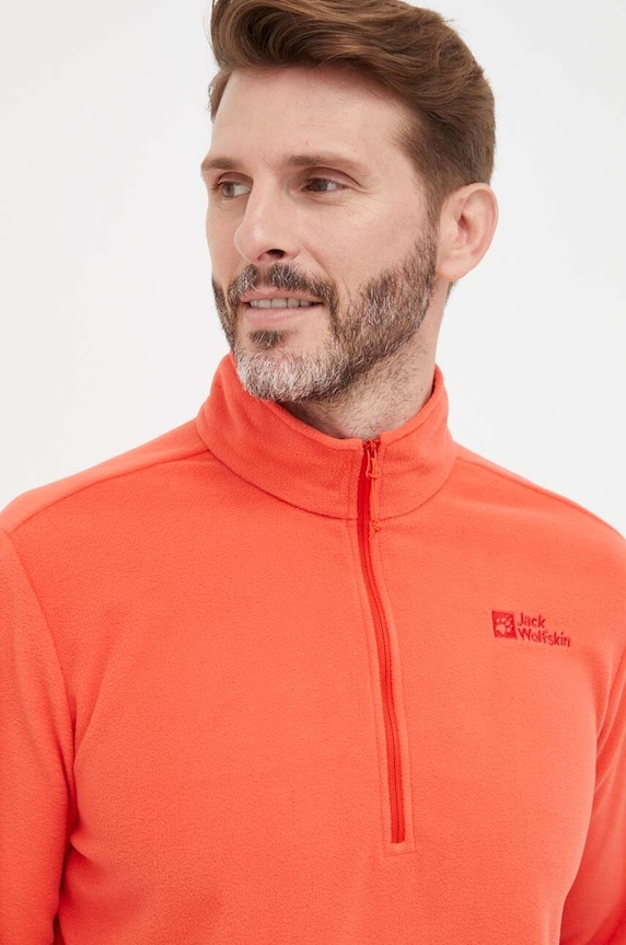 Sportovní mikina Jack Wolfskin Taunus červená 1709522