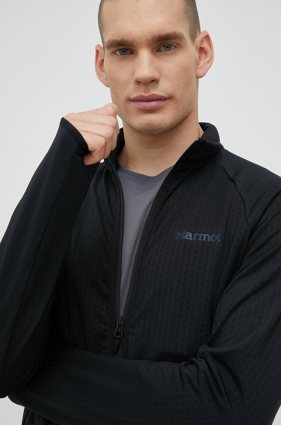 Marmot bluza sportowa Leconte Fleece czarny 12770
