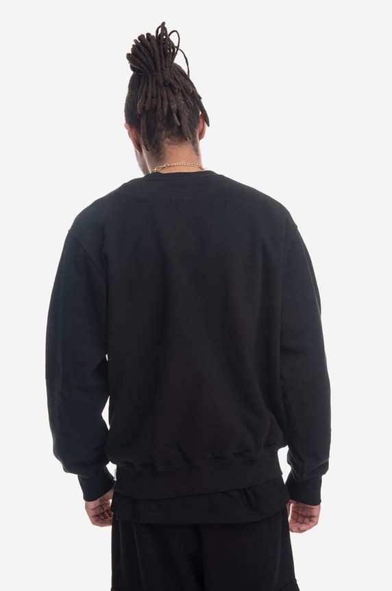 Clothing thisisneverthat cotton sweatshirt T-Logo Crewneck TN220TSWCW01 black