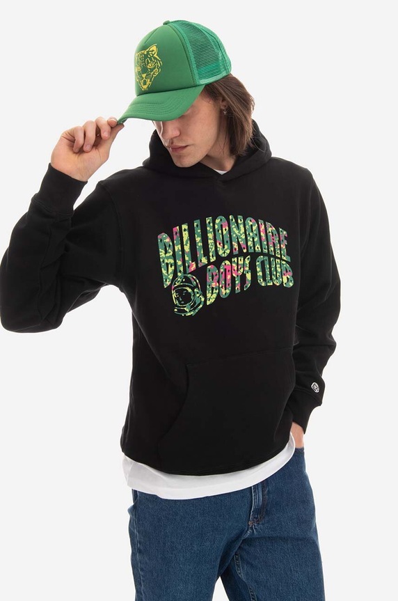 Bavlnená mikina Billionaire Boys Club Jungle Camo Arch Logo Popover Hoodie B22320 B22320