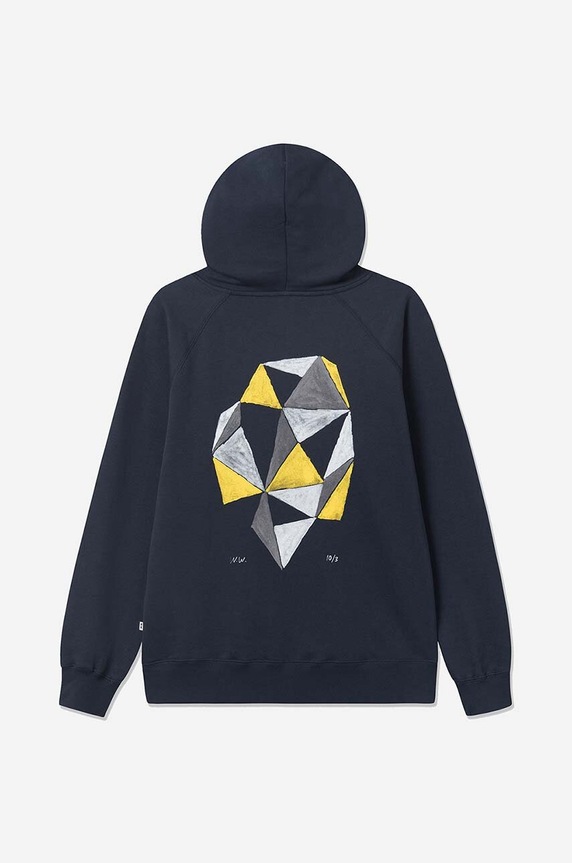 Wood Wood felpa in cotone Fred x Fila blu navy 12045600.2474.NAVY