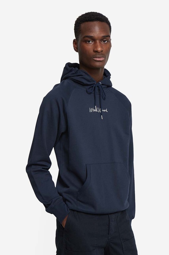 Wood Wood felpa in cotone Fred x Fila 12045600.2474.NAVY