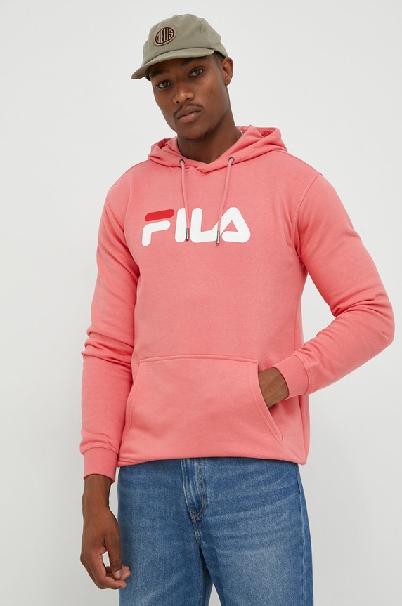 Odzież Fila bluza FAU0090 pomarańczowy