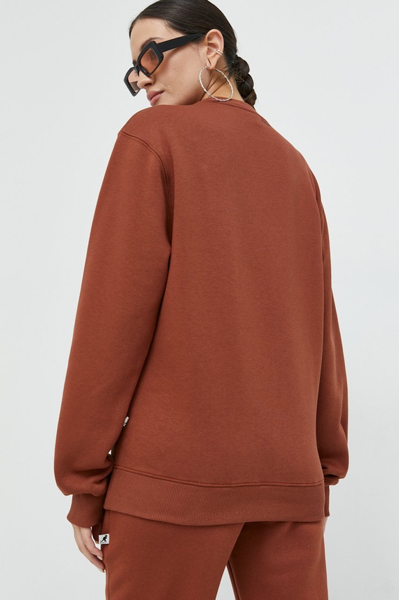 Odzież Kangol bluza KAF22UCNS101 brązowy