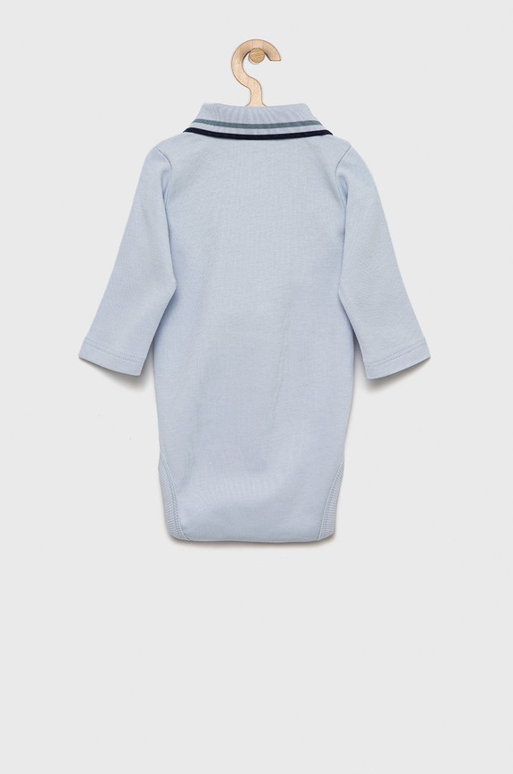 United Colors of Benetton bavlněné kojenecké body 3CDIMB107.W.REPROPOSED modrá AW22