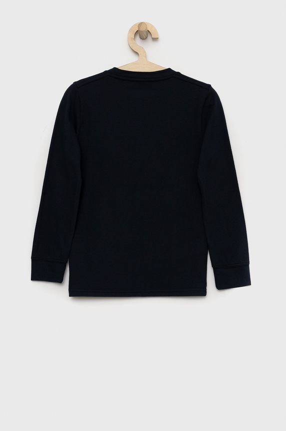Abercrombie & Fitch longsleeve dziecięcy KI224.2510 granatowy AW22