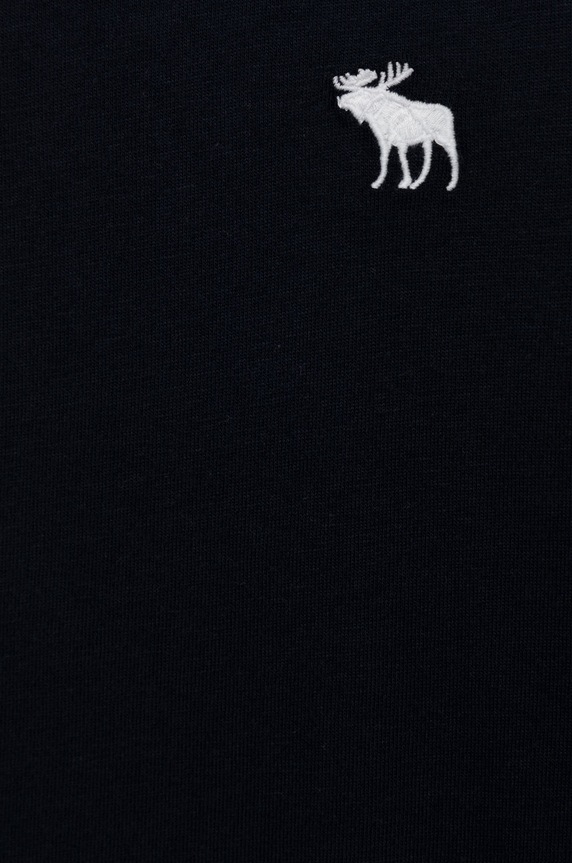 Chłopiec Abercrombie & Fitch longsleeve dziecięcy KI224.2510 granatowy