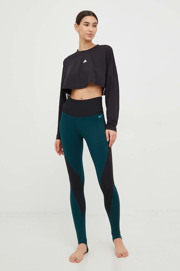 adidas edzős hosszú ujjú Hyperglam HG5977 fekete AW22