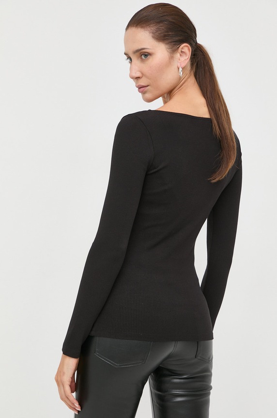 Odzież Guess longsleeve KARLEE W2YP46.KBCO2 czarny
