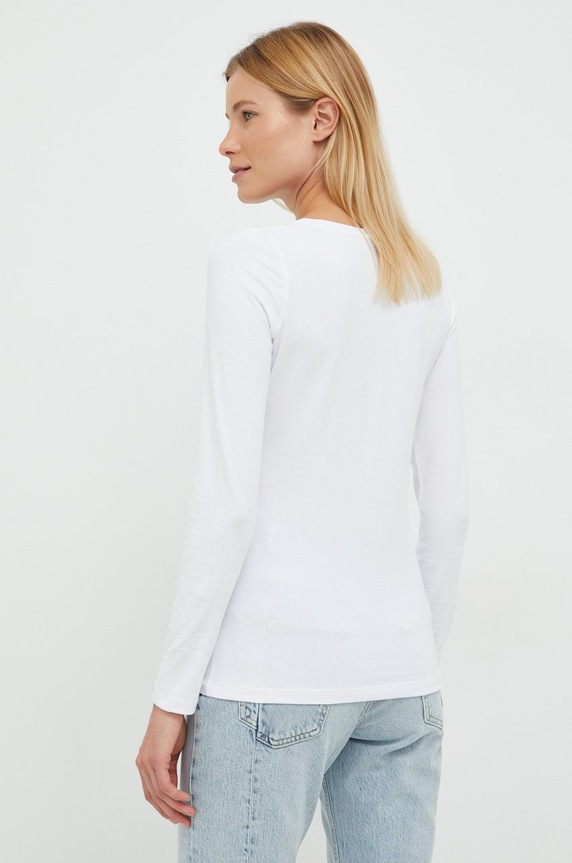 Odzież Pepe Jeans longsleeve PL505203.800 biały