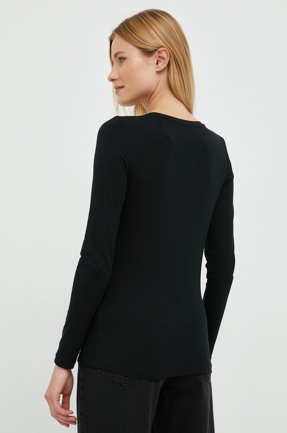 Odzież Pepe Jeans longsleeve PL505203.999 czarny