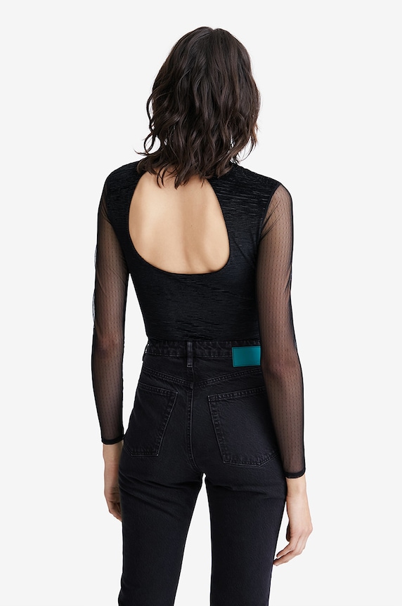 Îmbrăcăminte Desigual body 22WWQK16 negru