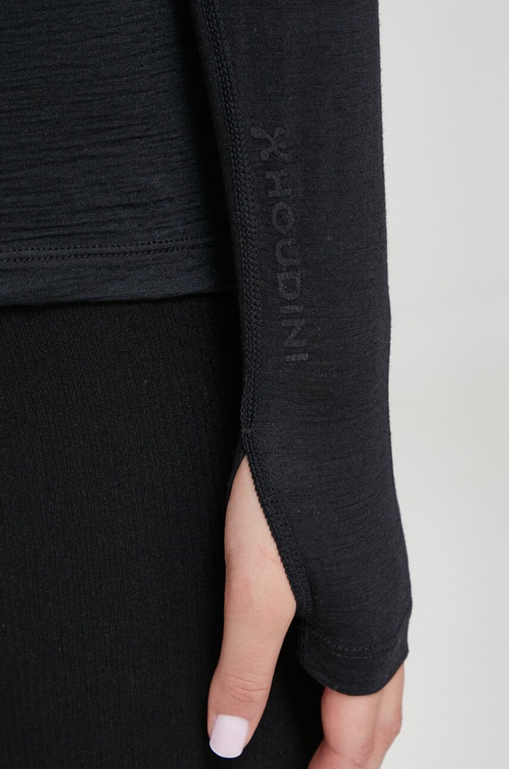 Houdini longsleeve funkcyjny Desoli Light 840030 czarny