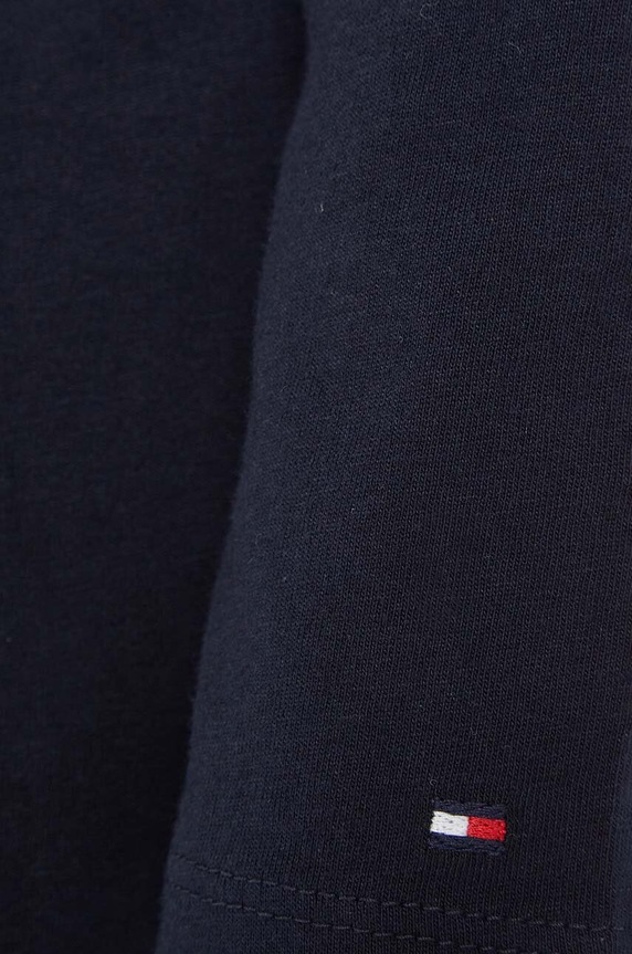 Dievča Detská bavlnená košeľa s dlhým rukávom Tommy Hilfiger KG0KG05247.9BYY tmavomodrá