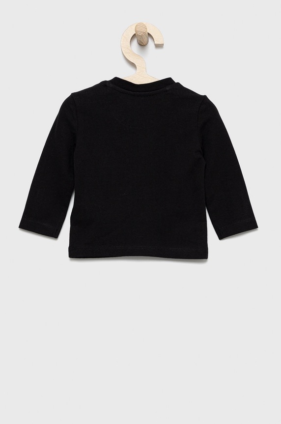 Dječja majica dugih rukava Calvin Klein Jeans IN0IN00005.9BYY crna SS24