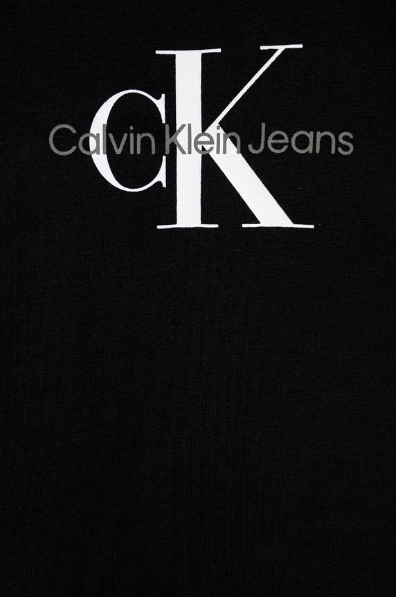 Dječaci Dječja majica dugih rukava Calvin Klein Jeans IN0IN00005.9BYY crna