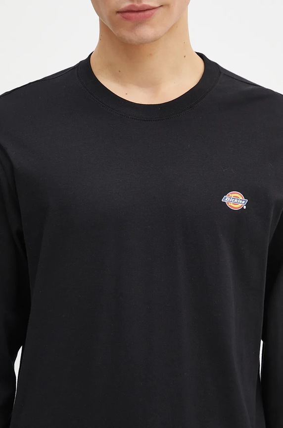 Bavlněné tričko s dlouhým rukávem Dickies černá DK0A4Y4RBLK1