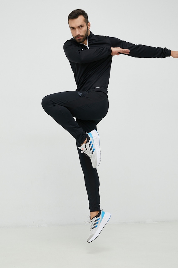 Tréningové tričko s dlhým rukávom adidas Performance Entrada 22 čierna H57544