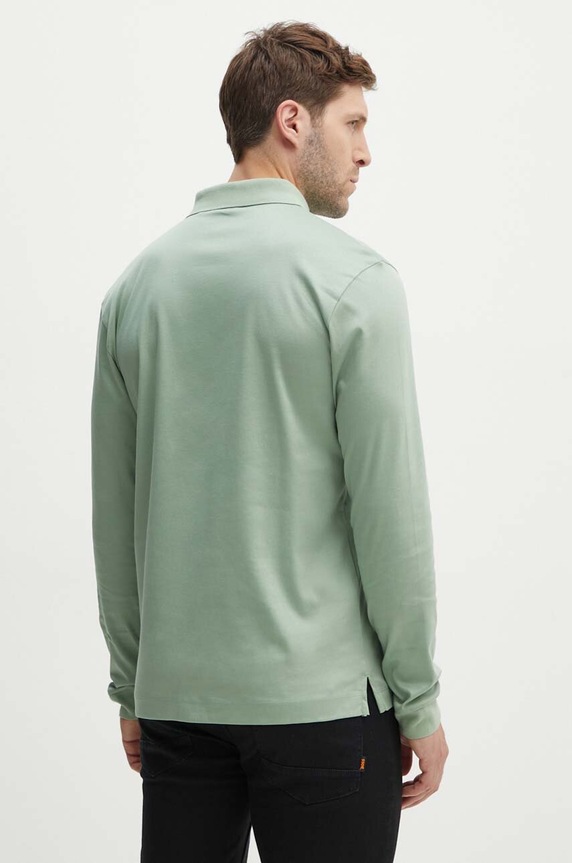 BOSS longsleeve bawełniany Pado 30 50468392 zielony AA00