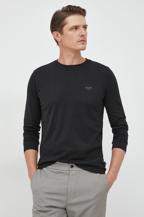 Joop! longsleeve bawełniany bawełna czarny 30033284