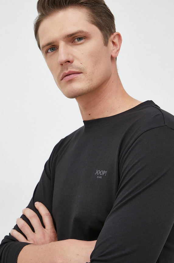 Joop! longsleeve bawełniany czarny 30033284