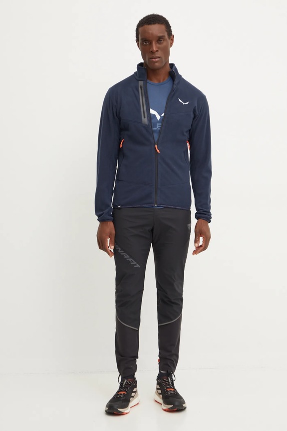 Salewa longsleeve sportowy Solidlogo 00.0000027340 niebieski AW25