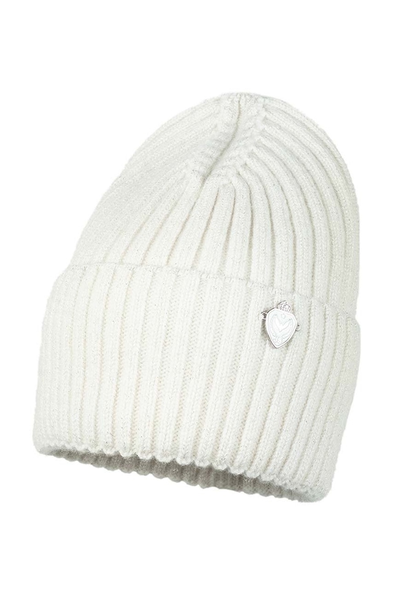Jamiks czapka wełna beżowy SAKARI.merino.JZF131.G