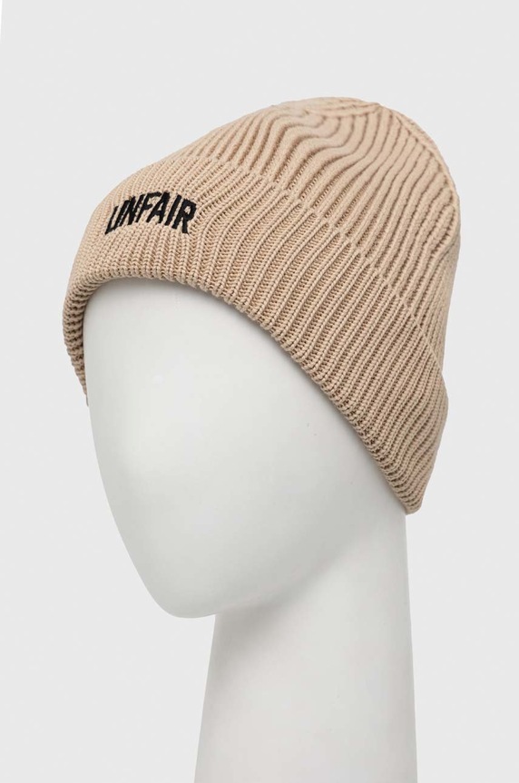 bombažna kapa Unfair Athletics UNFR22.160 bež AW22