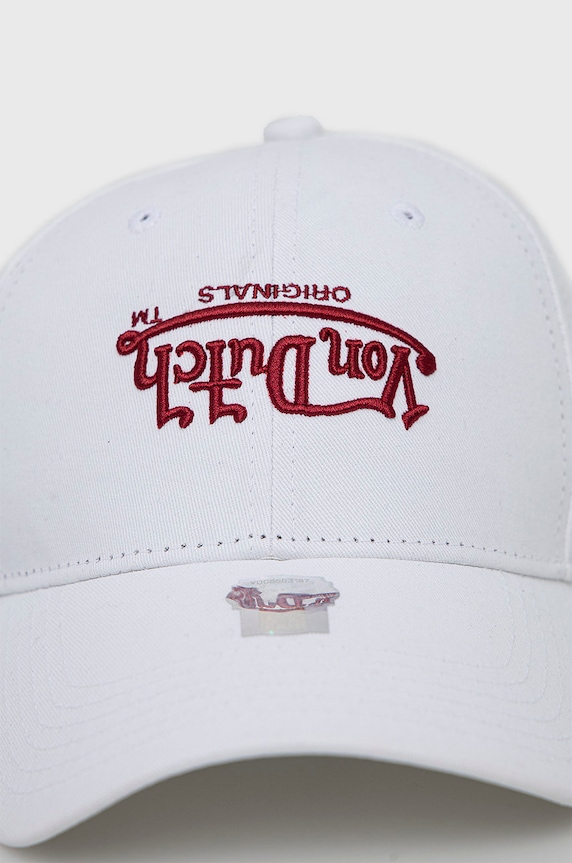 Von Dutch czapka z daszkiem bawełniana 7030503 biały AW22