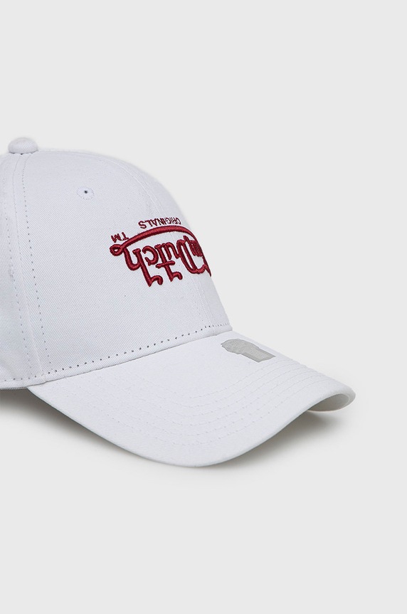 Akcesoria Von Dutch czapka z daszkiem bawełniana 7030503 biały