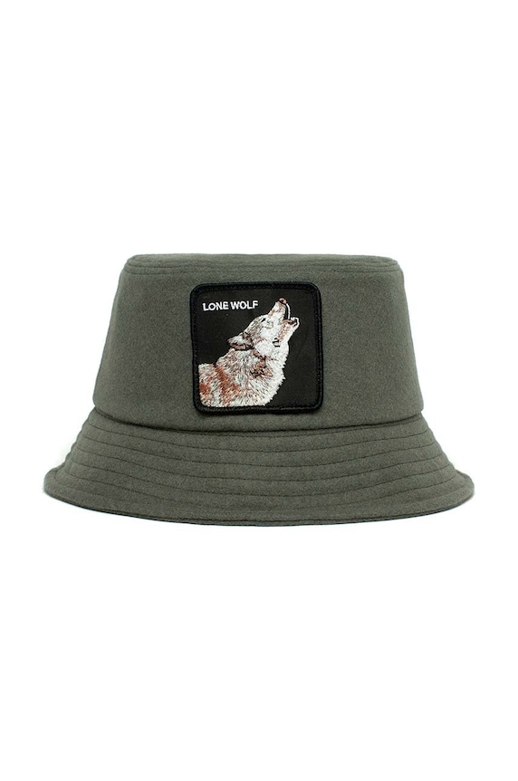 Goorin Bros kapelusz Wolf Heat wełna zielony 105.0062