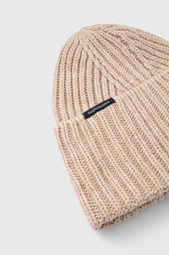 Doplnky Vlnená čiapka Peak Performance G77790 béžová