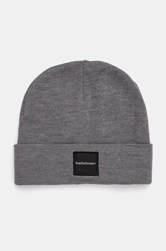 Σκουφάκι με προσθήκη μαλλιού Peak Performance Switch μαλλί γκρί G77781