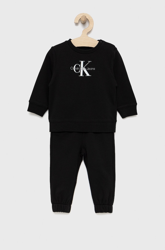 Calvin Klein Jeans komplet dziecięcy IN0IN00011.9BYY IN0IN00011.9BYY czarny