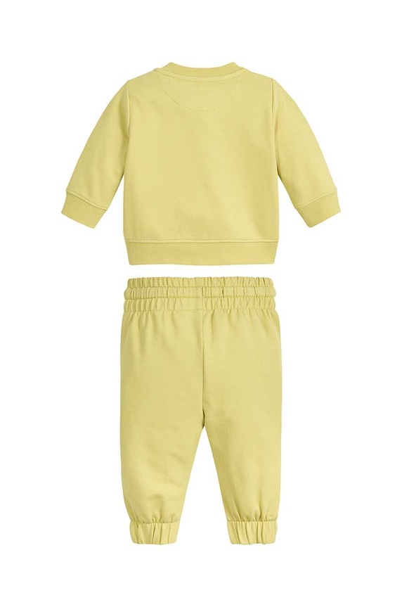 Dětská tepláková souprava Calvin Klein Jeans IN0IN00017.9BYY zelená SS25