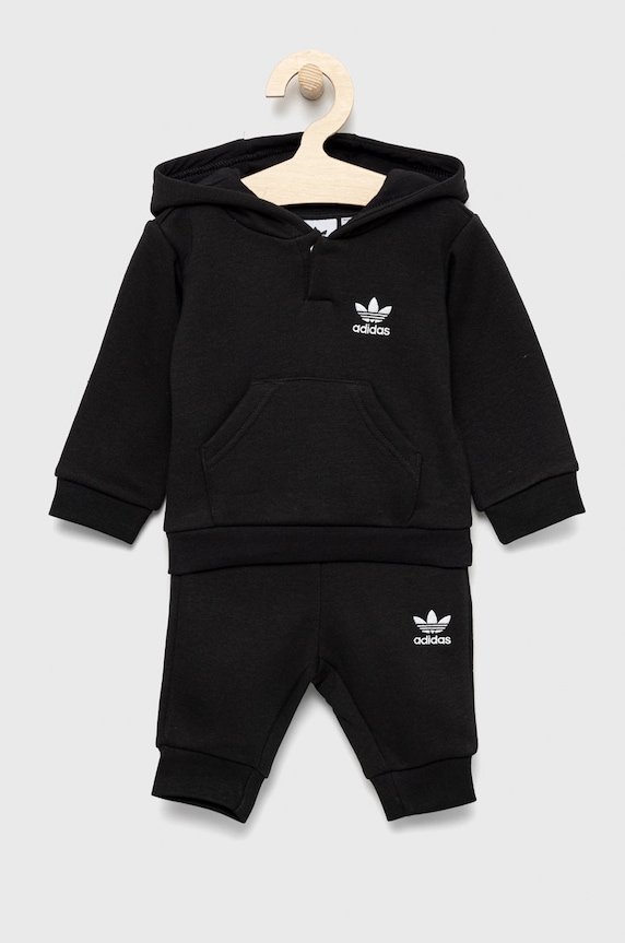 Dětská tepláková souprava adidas Originals pletenina černá HK7454