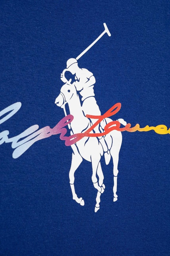 Dječaci Dječja pamučna pidžama Polo Ralph Lauren 4P0037 plava