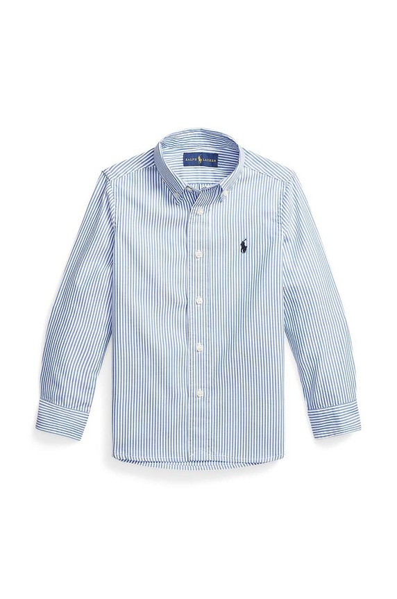 Polo Ralph Lauren koszula bawełniana dziecięca wzorzyste niebieski 322819240001