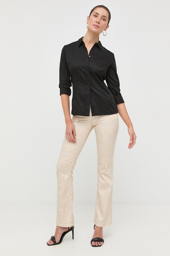 Îmbrăcăminte Guess camasa W2YH41.WAF10 negru