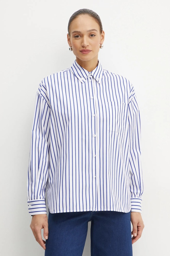 Pamučna košulja Ivy Oak casual bijela IO1122F2253