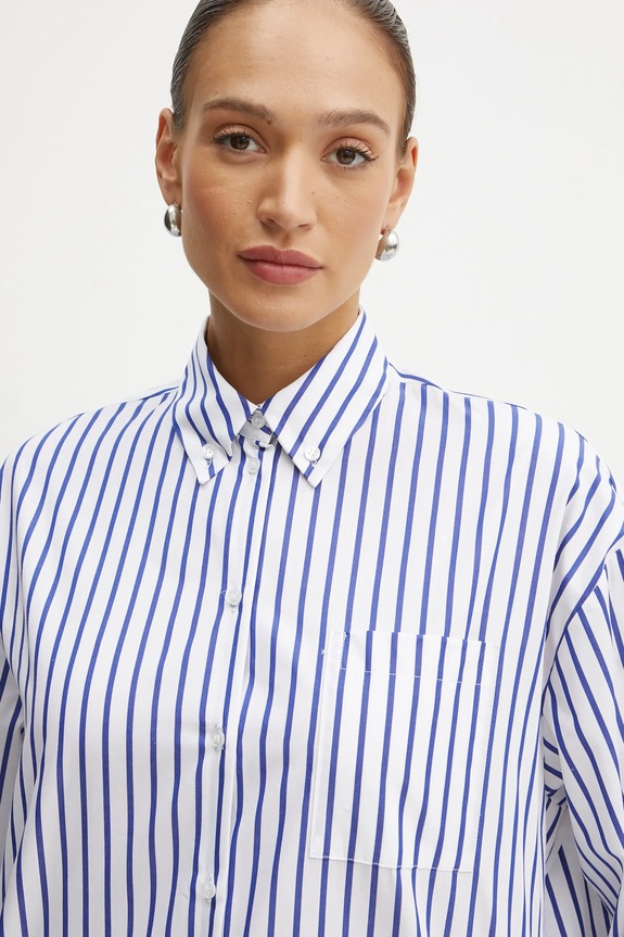 Pamučna košulja Ivy Oak bijela IO1122F2253